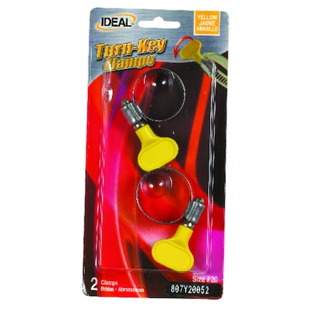 Ideal Tridon Ideal Tridon 3/4 in. 1-3/4 in. 20 Hose Clamp Stainless Steel Turn Key 807Y20052